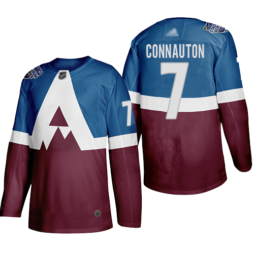 Men Adidas Colorado Avalanche #7 Kevin Connauton  2020 Stadium Series Burgundy Stitched NHL Jersey->colorado avalanche->NHL Jersey